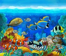 Фреска Подводный мир