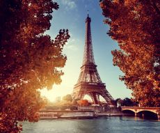 Фотообои осень в Париже